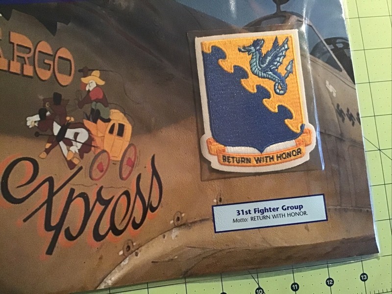 Willabee & Ward Emblems Of Air War WWII Patch 31st Fighter Group + Info Card gallery