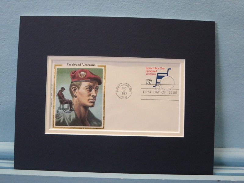 Honoring Paralyzed American Veterans – First Day Cover of their own stamp