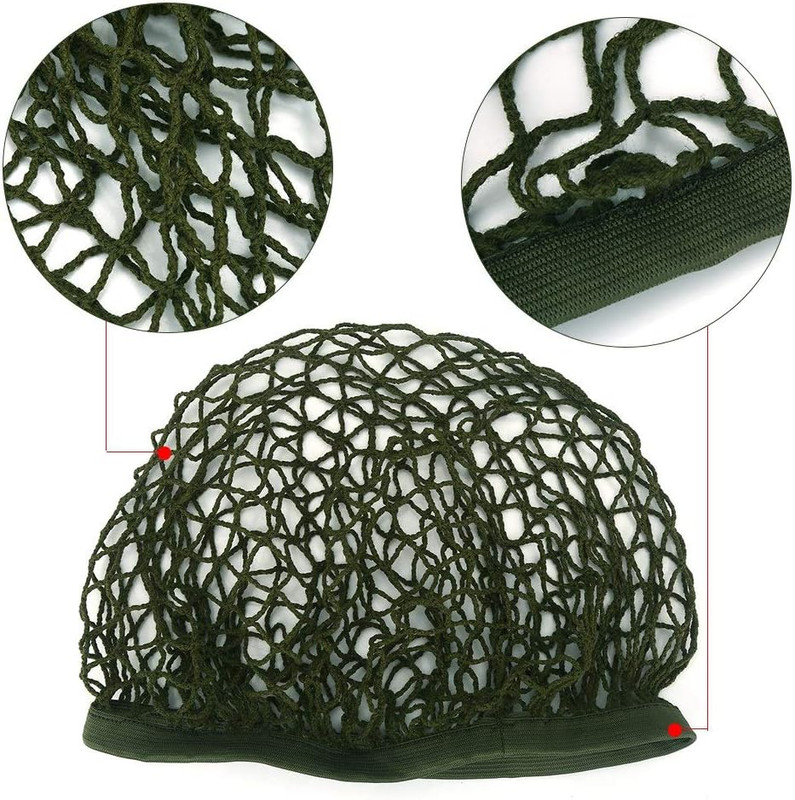 Helmet Net Parts, Helmet Scrim Camouflage Net Cover Fit for M1 M35 M88 Helmet, G gallery
