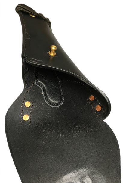 WWII U.S COLT Leather M1911 .45 Hip Holster- Left Hand Version - BLACK COLOR gallery