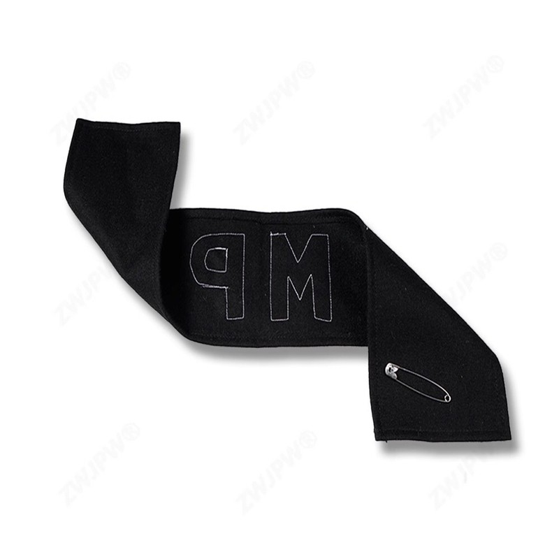 AMERICAN MP ARMBAND US Military Police Army Costume Uniform Black White Repro gallery