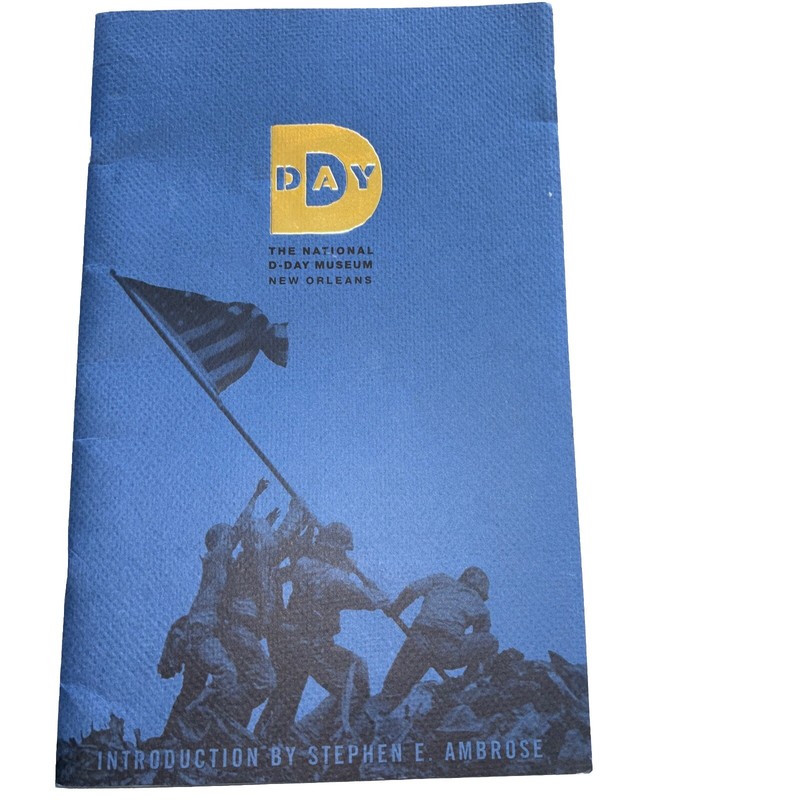 The National D-Day Museum New Orleans LA. Brochure Pamphlet w/ Oral History C.D.