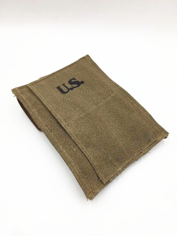 WW2 Thomsen Bag Triple Pack American Soldier Equipment Pack Three Pocket Pouch gallery
