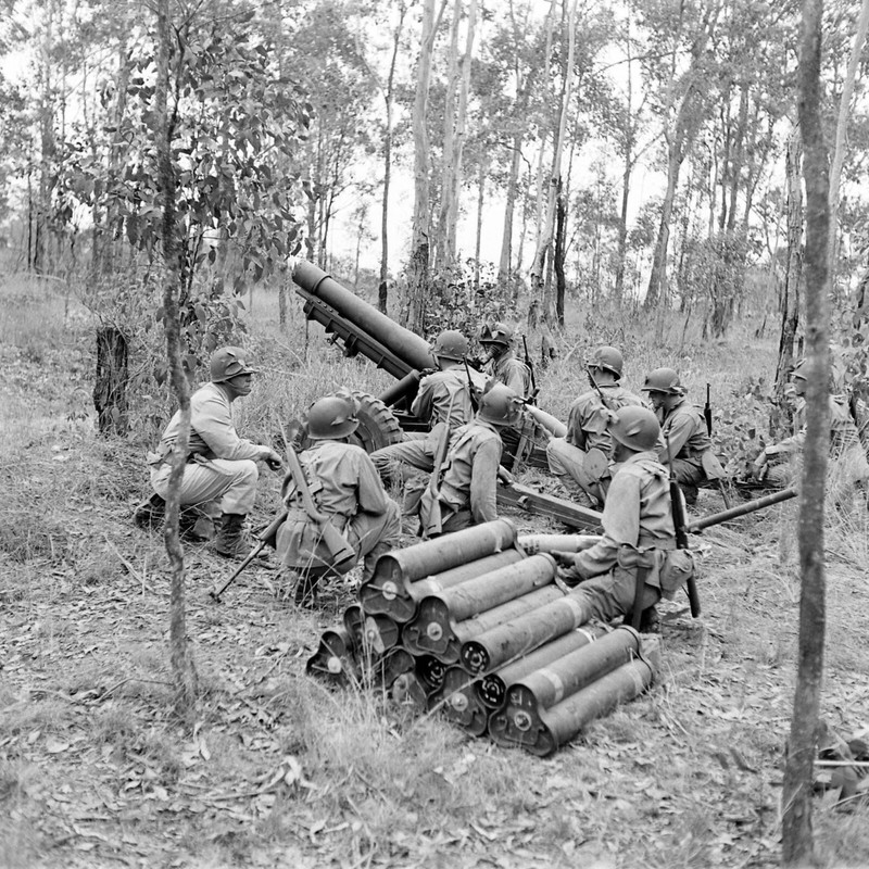 WW2 WWII Photo World War Two / US Army M3 Lightweight Howitzer in Australia 1943