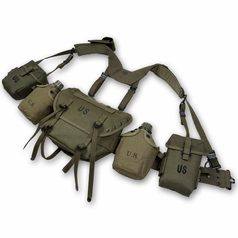 suit WWII US ARMY VIETNAM WAR M1956 FIELDGEAR PACKAGES EQUIPMENT LONGER POUCH gallery