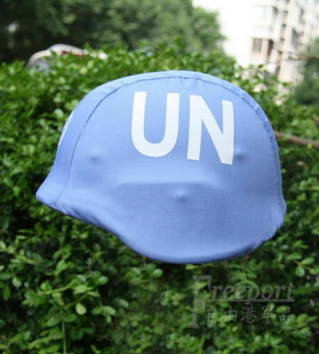 US UNITED NATIONS PEACEKEEPING FORCE TACTICAL M88 HELMET COVER No Helmet gallery