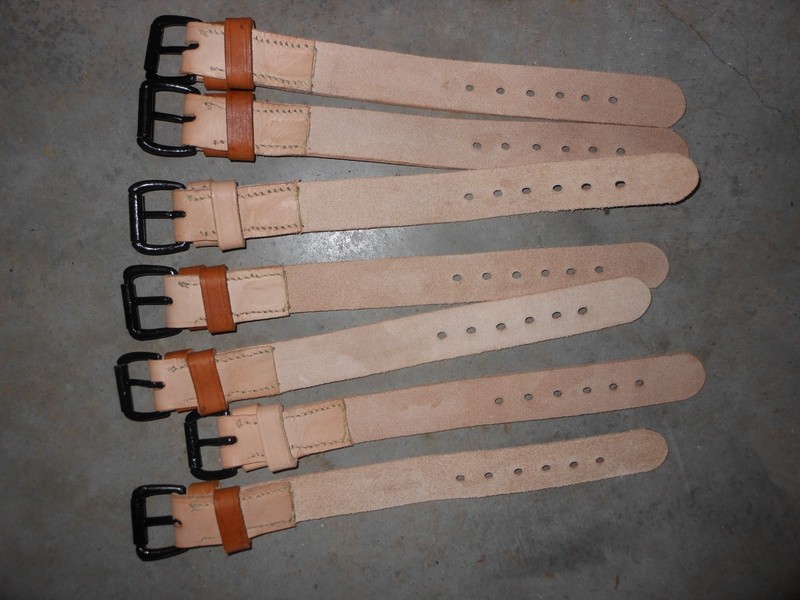 US Armored Vehicle / Tank Tool Strap, New, WWII, Leather, QBDX2DB made in USA gallery