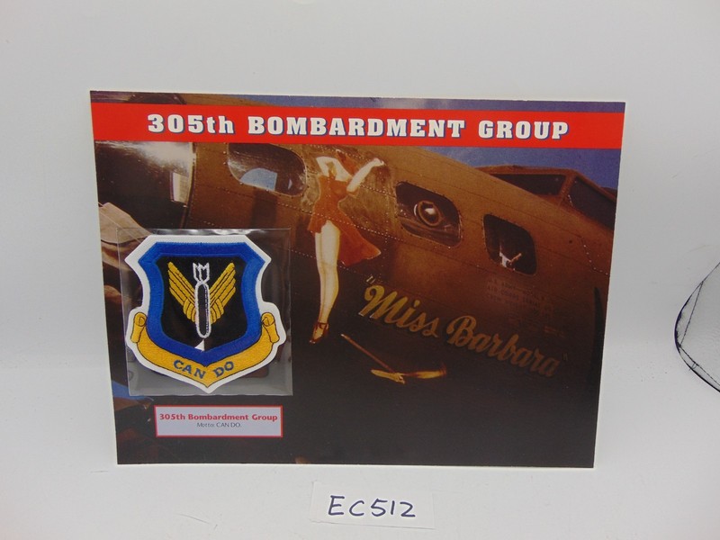 Willabee & Ward Emblems Of Air War WWII Patch 305th Bombardment Group Can Do