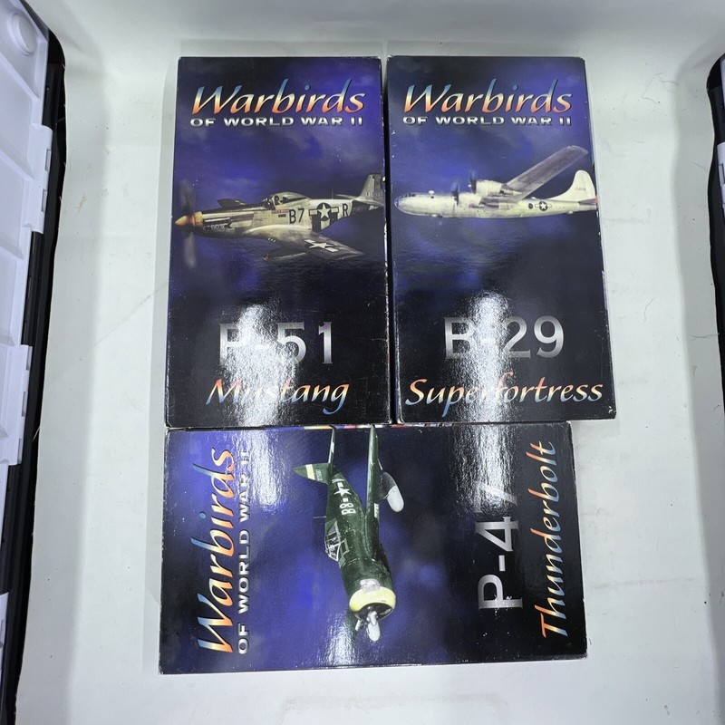 Warbirds of WW II VHS 7 Tape Set Preowned Good Condition Planes Angels 1939-1945 gallery
