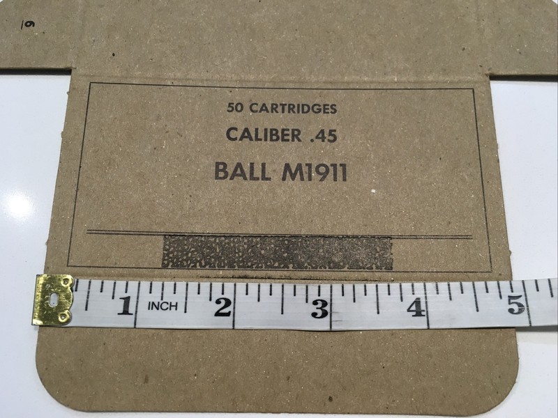 Ammo box-cardboard-Empty Ball .45 Caliber M1911 gallery