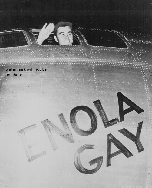 Col. Paul W. Tibbets Jr Enola Gay pilot 8″x 10″ World War II Photo Picture #179