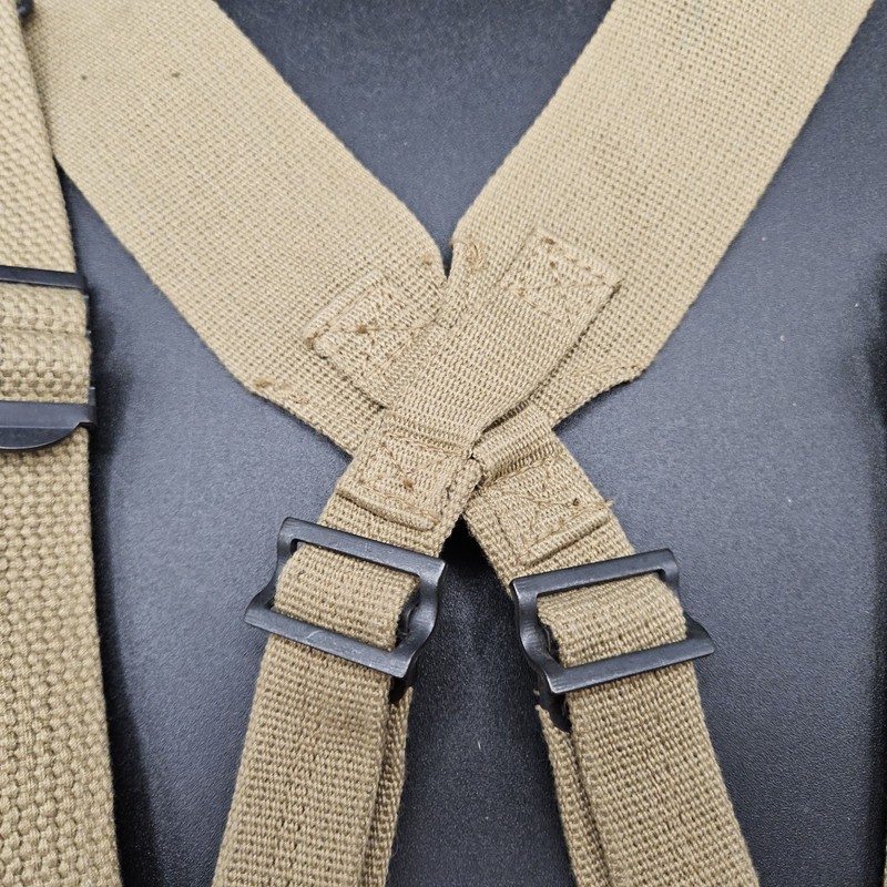 WWII M1936 Combat Field Pack Suspenders 74-S-389 REPRODUCTION gallery