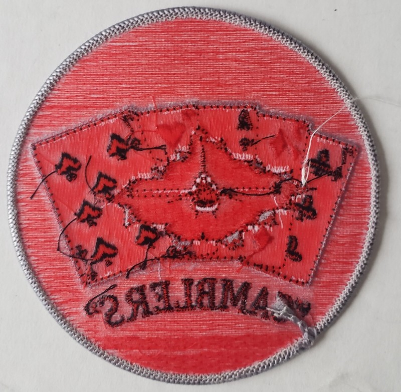VINTAGE USAF UNITED STATES AIRFORCE GAMBLERS 21st FIGHTER SQUADRON BADGE PATCH gallery