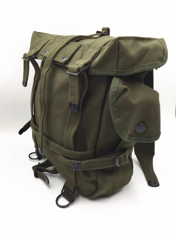 Korean War US Army M1945 Pack Army Backpack Field Haversack Suspenders gallery
