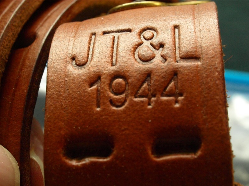 M1907 USGI style SLING ltrh. drum dyed super premium JT&L 1944 BRASS FITTINGS gallery