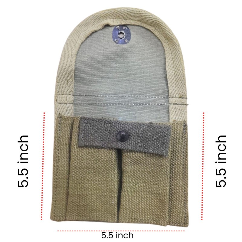 U.S WW2 M1 Carbine Buttstock Magazine Pouch WWII Ammo Pouch OD Green gallery