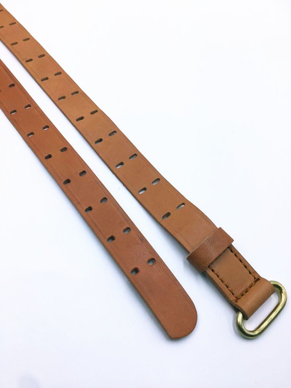 WWII WW2 US ARMY M1907 RIFLE LEATHER SLING M1 GARAND SPRINGFIELD STRAP Golden gallery