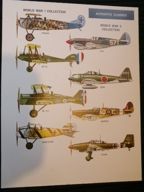 Vintage World War 2 Portfolio Authentic Classics Bomber Planes Litho Prints gallery