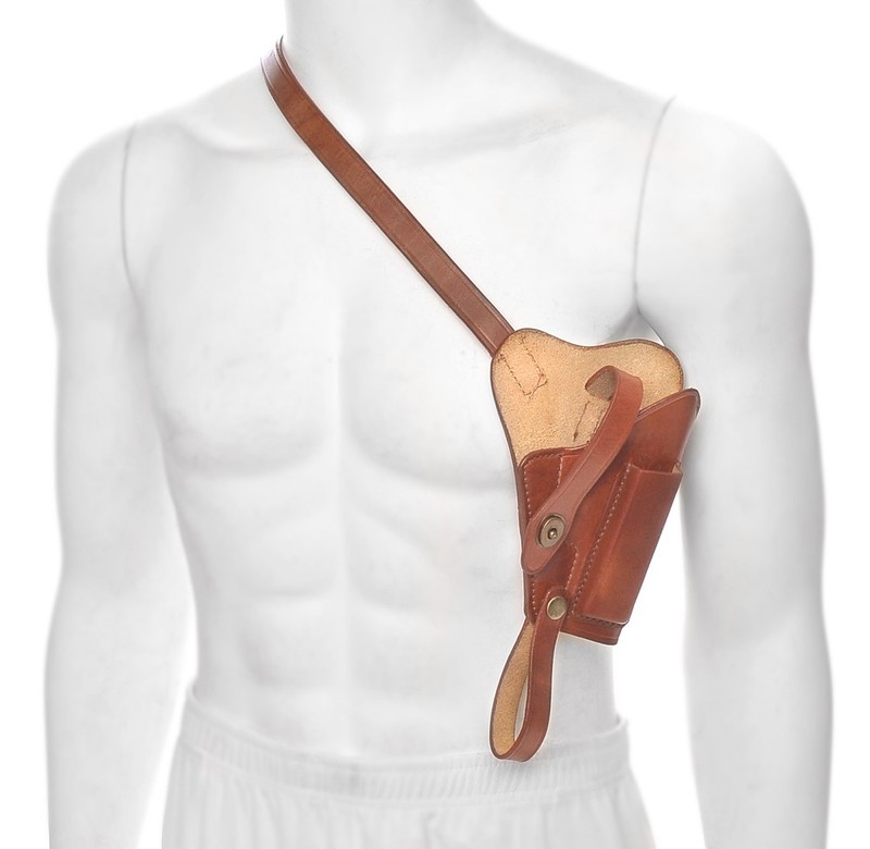 US WW2 M3 Colt 1903 1908 Hammerless Shoulder Holster with Magazine Pouch gallery