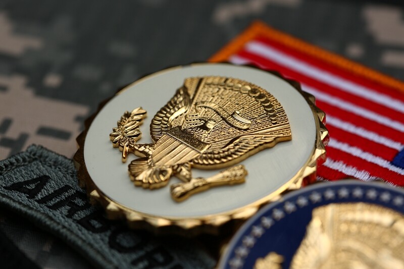 US PRESIDENTIAL SERVICE METAL BADGE PIN INSIGNIA CLASSIC MILITARY gallery