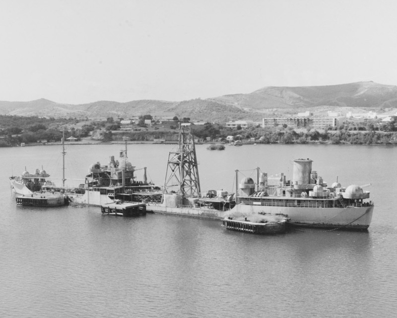 USS Abatan at Guantanamo Bay used as water storage ship Photo Print