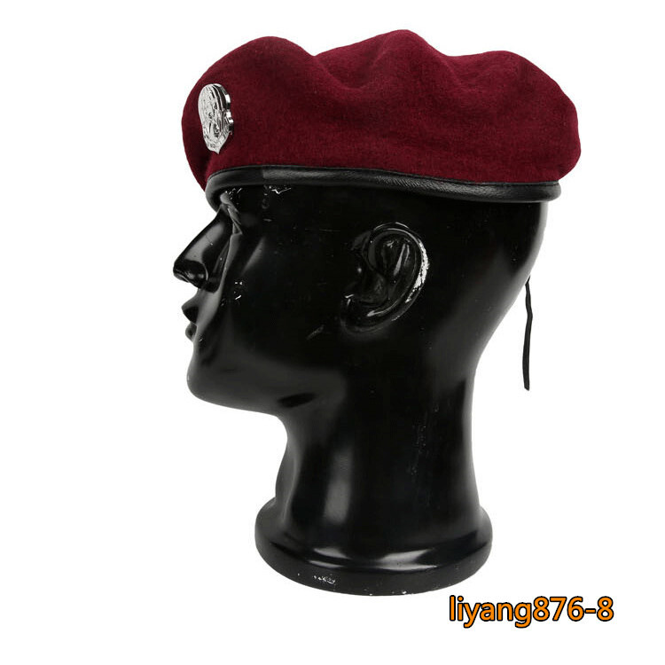 US Air Force Rescue Team Group Red Wool Berets USAF PJ Troops Military Hat Gift gallery