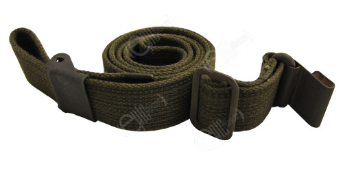 American WW2 M1 Carbine Sling - Reproduction US Green Webbing Cotton WWII Sling gallery