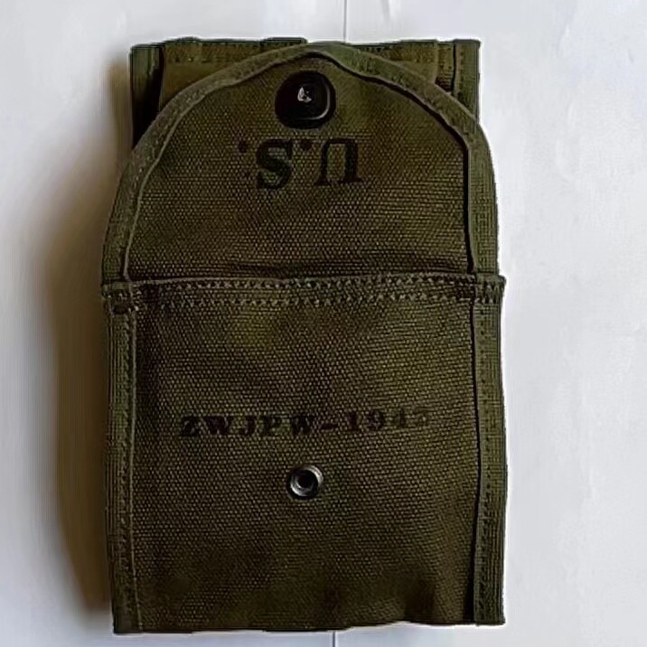 2PCS WW2 Military M1 Carbine Rifle Mag Military Ammunition Pouch Bag gallery