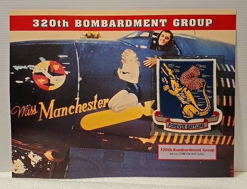 WWII Emblems Of Air War Patch 320th Bombardment Group “Forever Battling”