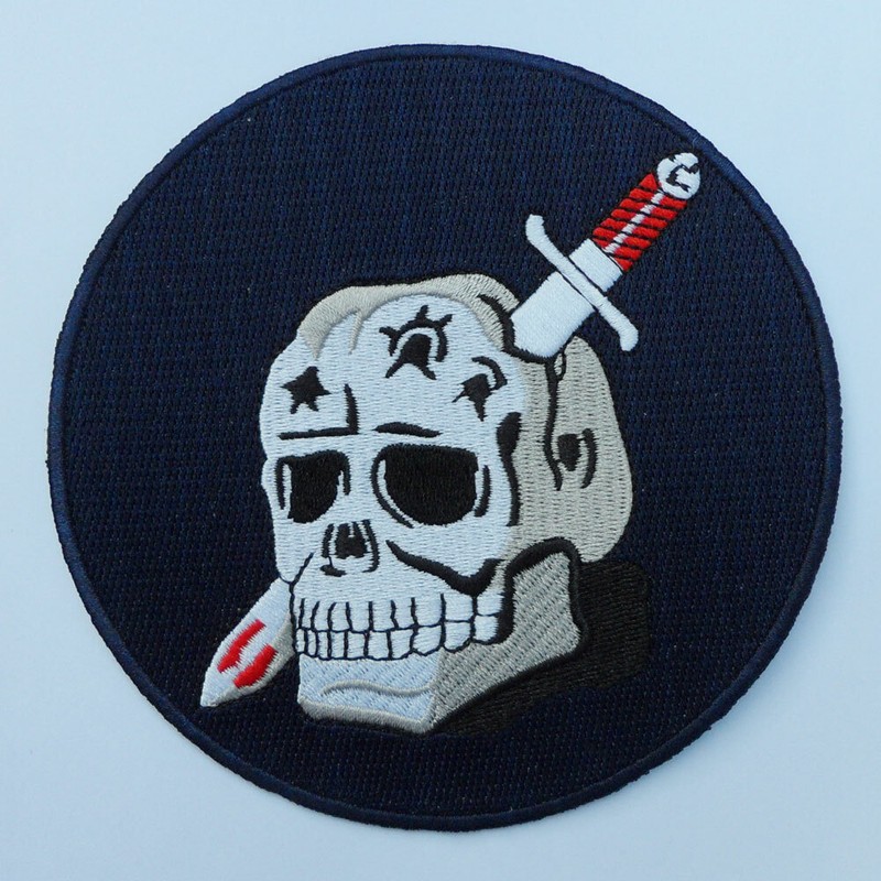 WWII US Army Air Force 363rd Fighter Squadron Patch Embroidered Skull Patch