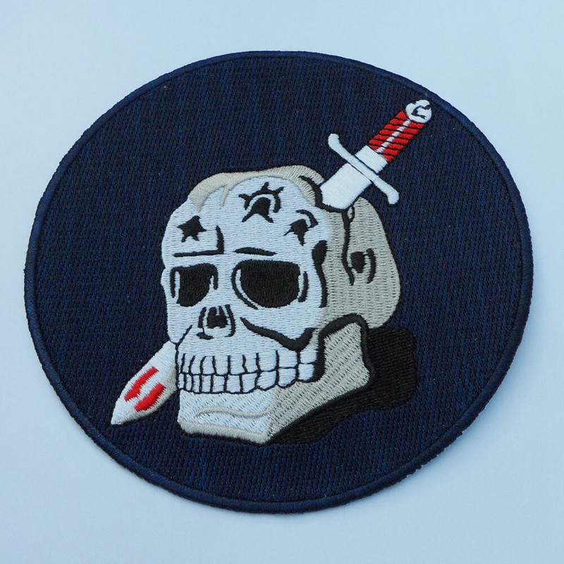 WWII US Army Air Force 363rd Fighter Squadron Patch Embroidered Skull Patch gallery