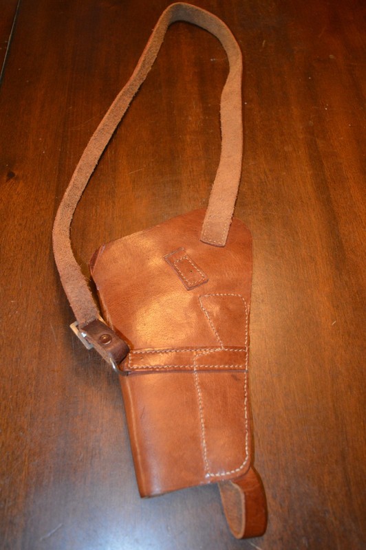 1911 Revolver Pilots Shoulder Holster Premium Drum Dyed Leather gallery