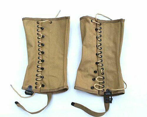 WW2 US ARMY LEGGINGS OR PUTTEE SOLDIER CANVAS LEGGINGS GAITERS CLASSICAL gallery