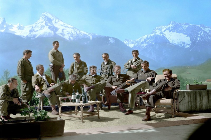 WW2 Poster Dick Winters Easy Company Band of Brothers Hitler Residence 24"x36" C