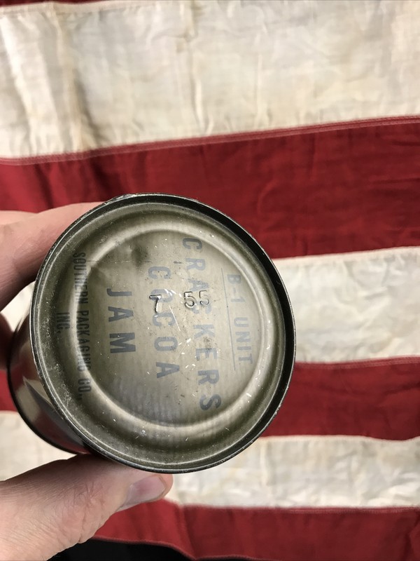 Post WWII Korean War Type US Army Ration B1 Unit Crackers Cocoa Jam gallery
