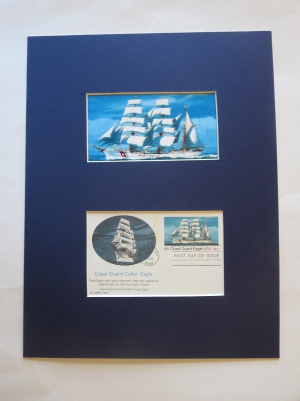 The U.S. Coast Guard & Tall Ship – USS Eagle First Day Cover of its own stamp