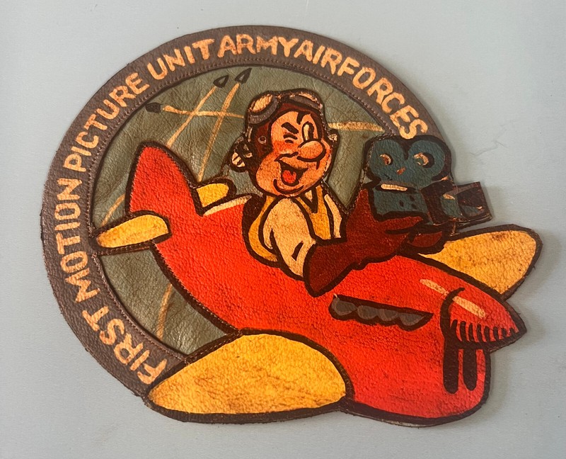 USAAF HAND PAINTED FIRST MOTION PICTURE UNIT SQUADRON PATCH