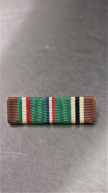 US Armed Forces European-African-Middle Eastern Campaign Ribbon Bar Unit Pinback