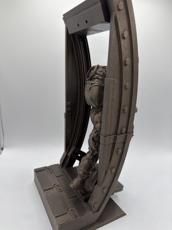 3D Printed US PARATROOPER Statue Exiting An Aircraft Door Airborne gallery