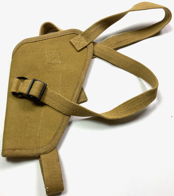 WWII US AIRBORNE PARATROOPER M3 RIGGER MADE .45 PISTOL SHOULDER HOLSTER-KHAKI gallery