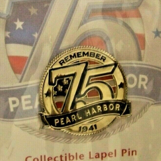 2016 Remember Pearl Harbor 1941 75 pin ( 75th Anniversary ) Honoring the Past... gallery