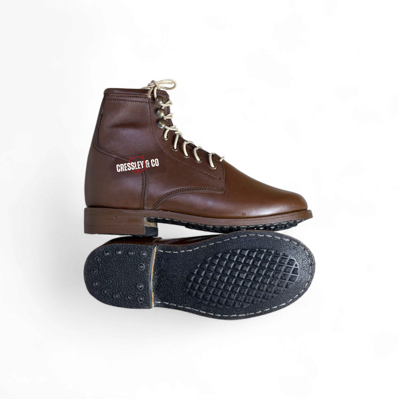 WW2 US ARMY SERVICE SHOES & BROWN LOW ANKLE BOOTS REPRODUCTION, Made to Size gallery