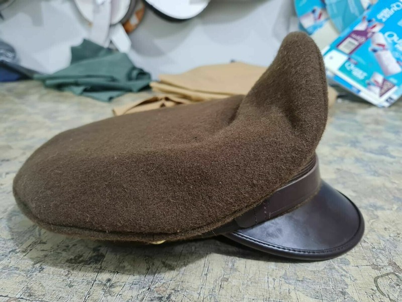 WW2 1940s WWII Flying Tigers CBI AVG Crusher Reproduction Visor Cap Officers Hat gallery
