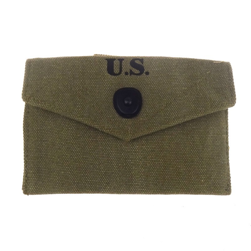 WWII US Army M1942 First Aid Kit Canvas Pouch Bag Khaki
