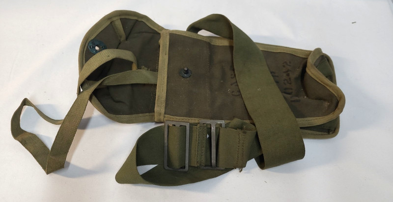 WWII US Army Grease Gun .45 AMMO Carry Bag Pouch with Strap gallery