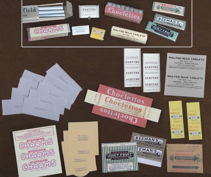 Wrapping various of ration components WW2 (REPRO)