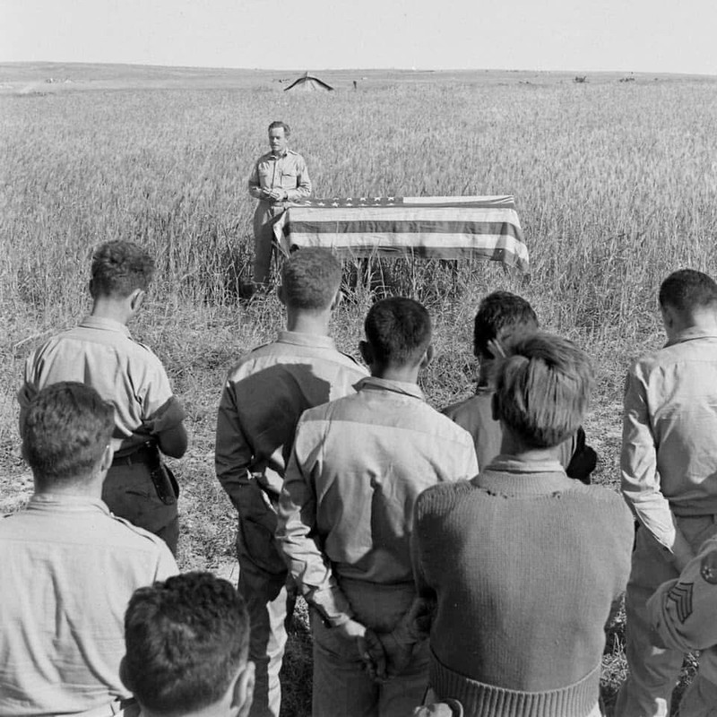 WW2 WWII Photo World War Two / USAAF Funeral Tunisia North Africa 1943 US Army