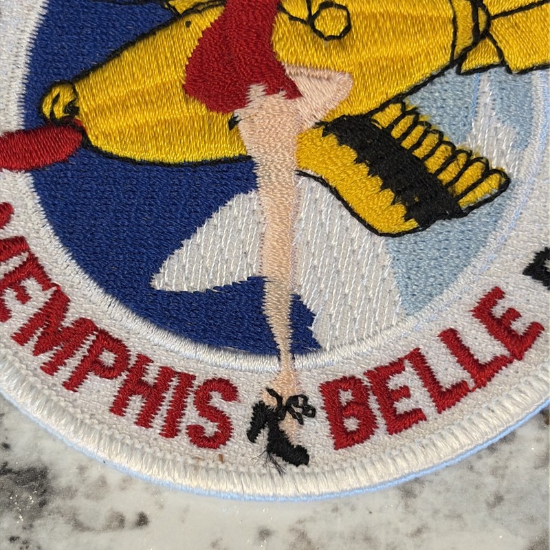 USAAF MEMPHIS BELLE B-17F / 91ST BOMB GROUP WWII SQUADRON MILITARY PATCH Rare gallery