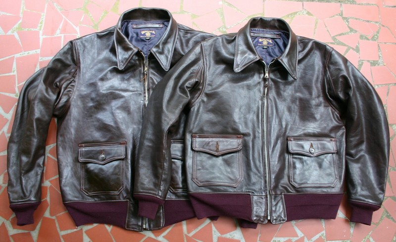 MONARCH USN WW-2 REPRO AN-J-3, M-422, G-1 HORSE HIDE LEATHER FLIGHT JACKET BUILD