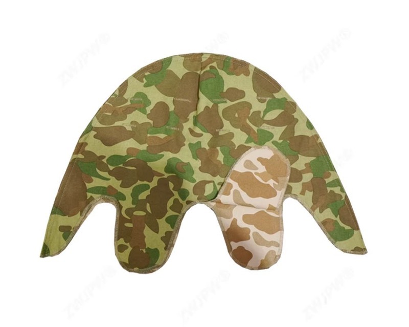 WWII U.S. Pacific Camouflage Helmet Cover Canvas Helmet Cover-1414